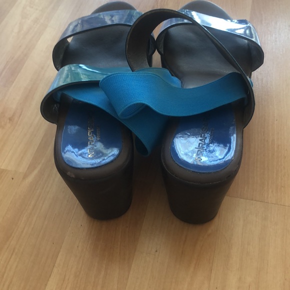 Multicoloured wedge sandals - Picture 5 of 6